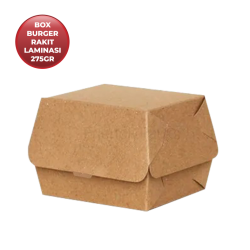 BOX BURGER RAKIT LAMINASI KRAFT 275